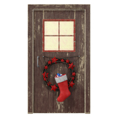 Christmas Door / Door to Christmas