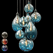 Salon Glass Canopy Pendant Light Collection