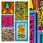 Набор картин / Keith Haring