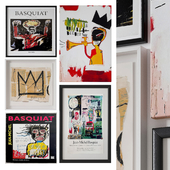 Set of paintings / Basquiat