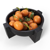 bowl of tangerines