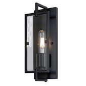 Light Dimmable Black Flush Mounted Sconce