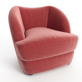 Monti Pink Gloss Armchair