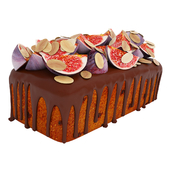Almond fig loaf cake