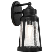 Westvale High Sand Black and Seedy Glass Outdoor Wall Light