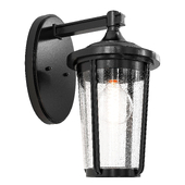 Kichler Fairfield  High Black Outdoor Wall Light
