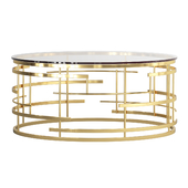 Kare Design Coffee Table Jupiter Gold