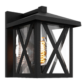 Elkins High Black Outdoor Wall Lights