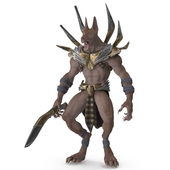 Anubis - lowpoly character model
