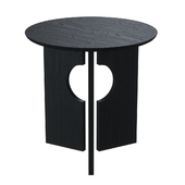 ETHNICRAFT COVE BLACK SIDE TABLE