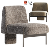 VIRGIN Fabric easy chair By MisuraEmme