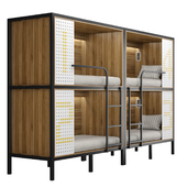 Bunk bed for hostel and dorm