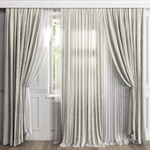 Curtains with window 496C