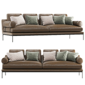 Atoll Leather Sofa By B&B Italia