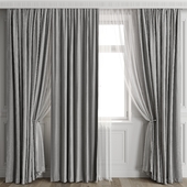 Curtains with window 497C