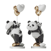 panda ornaments