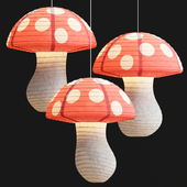 Mushroom Paper Lantern pendant light