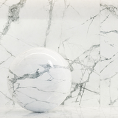 Caesar Set 14 - Invisible light - White marble