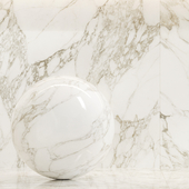 Caesar Set 16 - Luxury Arabesque - White marble
