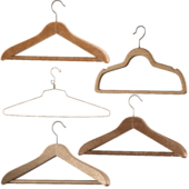 Hanger set for clothes PBR_low poly 4k