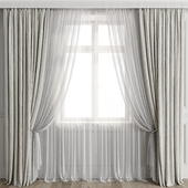 Curtains with window 499C