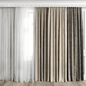 Curtains with window 503C
