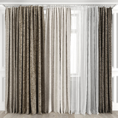 Curtains with window 505C