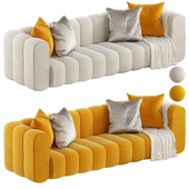 Modern Velvet Upholstered Sofa