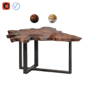 Wowbotanica Wood Slice Table