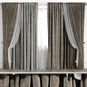 Curtains with window 507C