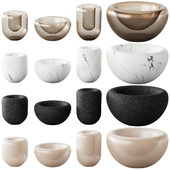 026 Opal Vases and Bowls by Kristina Dam