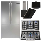 BOSCH Kitchen appliance collection 2 (KFF96PIEP ,NGMP656UC , DWK98PR60B )