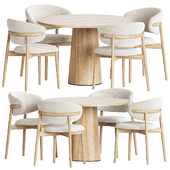 Oleandro Chair Ton Table Dining Set