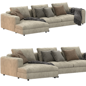 Cassina Miloe Chaise Longue Sofa