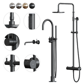 Faucets Hotbath Archie SDS30 AR077 AR005 Water Faucet Set