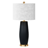 Roman 28.5 in. Gray Ceramic Table Lamp  настольная лампа светильник