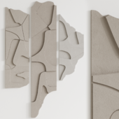 Atelier wall relief decor