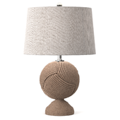 Table lamp Monkey&#39;s Fist Knotted Rope