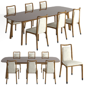 Giorgetti Ibla Chairs and Memos Table