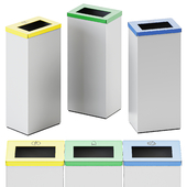 Metal waste paper bin by Made Design / Мусорный бак