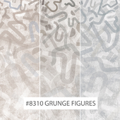 Creativille | Wallpapers | 8310 Grunge Figures