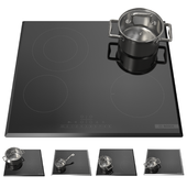 Set of Bosch hobs with cookware 002