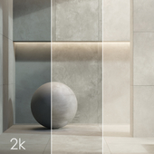 Caesar Set 33 - Concrete Porcelain Tiles BUNDLE - 3 types: Grey, Black, Beige