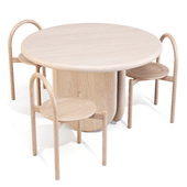 CuffStudio and SBW Australia (Paddle Table and Halo Chairs)