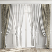 Curtains with balcony doors 512C