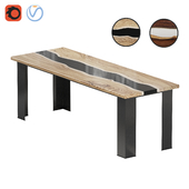 Wowbotanica Wood Slab Table