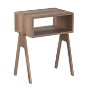 Wooden bedside table Inart
