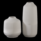 Decorative ceramic vases
