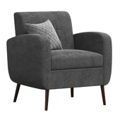 Wesson Wide Tufted Armchair