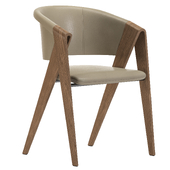 СТУЛ Дизайнерское кресло SPIN от Martin Ballendat из орехового дерева